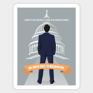 Mr Smith Goes To Washington - Alternative Movie Poster Sticker